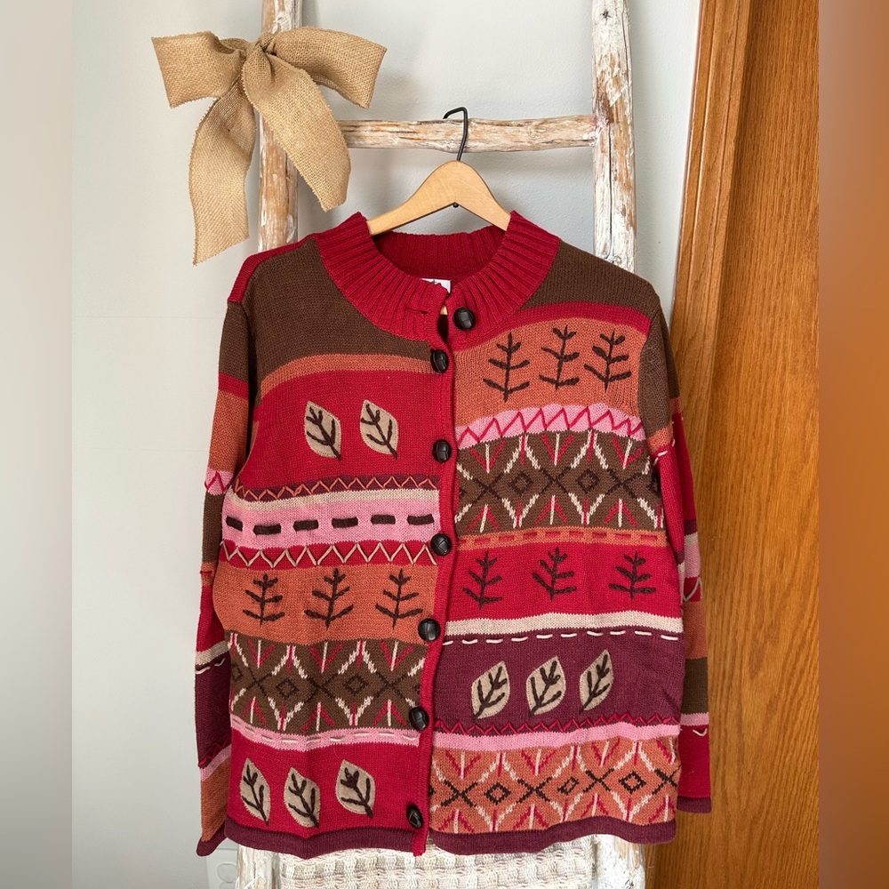 Vintage The Tog Shop cardigan - size large